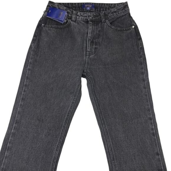 NWT CAVALLI CLASS Roberto Cavalli High Rise Straight Cropped Jean Sz 25 - Picture 2 of 6